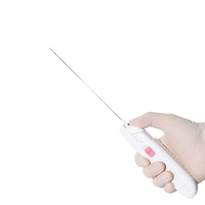 China Disposable ABS+Stainless Steel Prostate Lung Biopsy Auto Histological Needle 18G*250mm for sale