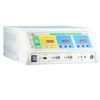 China Monopolar Bipolar Metal Coagulation Machine Electrosurgical Radio Frequency Unit GD350-B5 for sale