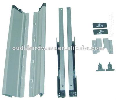 China For cabinet undermount metal box drawer slide for sale