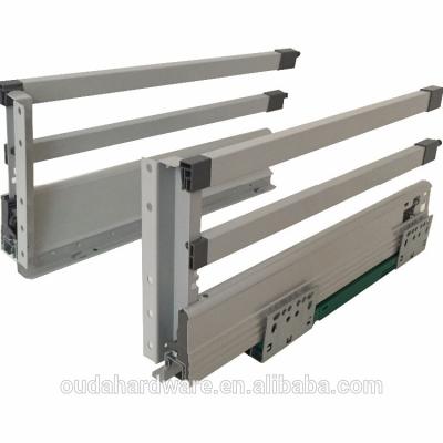 China Modern drawer slide with square bar system for sale