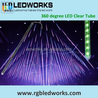 China 3d effects smd5050 rgb spi led tube 3d vertical led perpendicular tube used with madrix nebula for sale