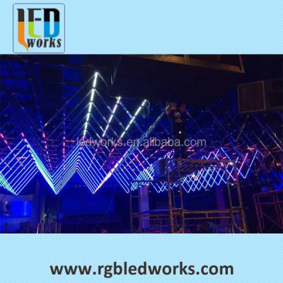 China 1m digital DMX LED bar; with milky cover; 16pixels/m; 1m long LWS-RGBLB10002722-DMX-12V3216 for sale