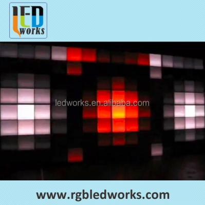 China FR4 Standard PCB Panel Decorative Wall Panel Light For Club DMX512 artnet 16 Pixel LED Video Wall Panel for sale