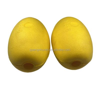 China EVA or PVC Perforated PVC Fishing Net Float Oval Fishing Float Fishing Bobber for sale