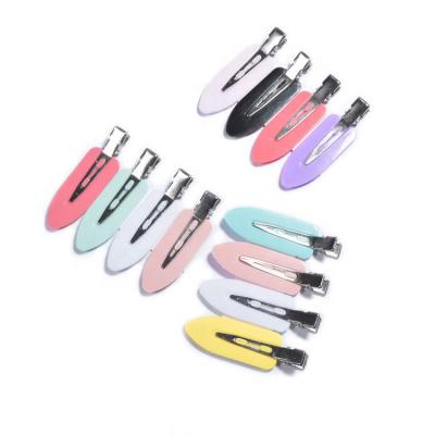 China New Popular Color No Crease Hair Clips Traceless Cut No Bend Hair Clips Makeup Hair Clips For Women for sale