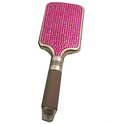 China Hot Selling Comfortable Airbag Massage Comb Gold Air Cushion Comb With Diamonds Bling Crystal Comb Hot Brush for sale