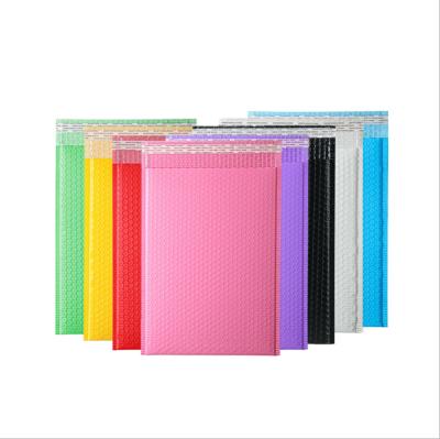 China Business& Various Color Printing Envelopes Foil Bubble Bag Custom Metallic Bubble Envelope Printing Mailing Express Bag for sale