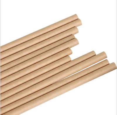 China Manufacturer Disposable Direct Stain Single Independent Packaging Of Disposable Thickening Paper Straw for sale