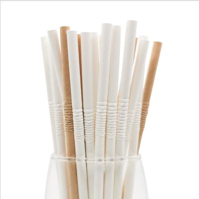 China Bendable Paper Drinking Straw Food Grade Paper Drinking Straws Disposable Flexible Bending Drinking Straws for sale