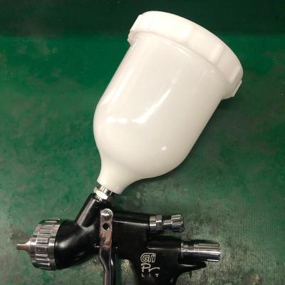 China Paint For Car Weta 3/8 Plastic Thicken Cup Top Pot Gun Paint Pot 600ml Pneumatic Spray Tool Accessories For TT/GFG/GTI/GTIS/GTS for sale