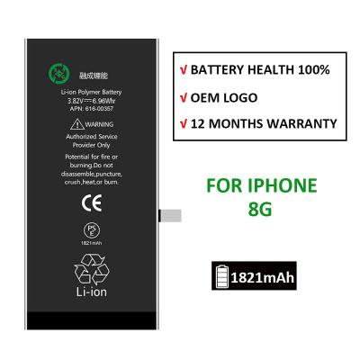 China 100% Cell Phone Lithium Battery For Se 6s 6s Mobile Phone 5s 6 plus 7 7p 8 8plus X XR XS MAX Rechargeable Batterie for sale