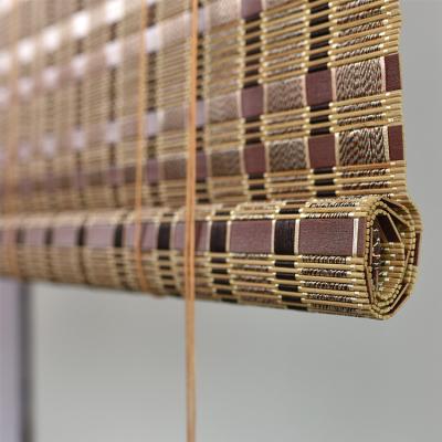 China Newest Venetian Bamboo Shade Blackout Roman Blinds for sale