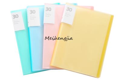 China A4 Size Pocket File Folders Clear Display Transparent Plastic File Folders for sale