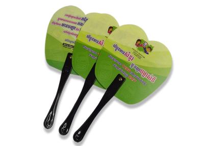 China Cooling Plastic Hand Held Fans Durable Souvenir Gift Use Apple Shape for sale