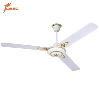 China 56inch 60inch Foldable Ceiling Fan White Color With New Decoration for sale