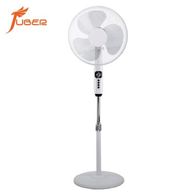 China 16 Inch White Swing JUBER 45W Rack Fan Cheap Price Fan Stand With Fan for sale