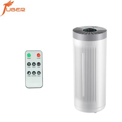 China Hotel Juber hepa filter air purifier white color 2022, with remote air purifier humidifier for sale