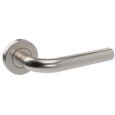 China PERFECT GRADE 201 Stainless Steel Plate Door Handle Lock Door Lever Handles for sale