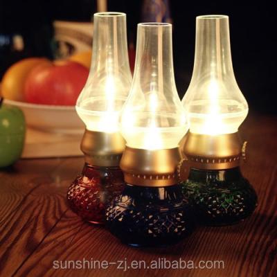 China Modern Blow 3D Rechargeable Led Table Lamp for sale