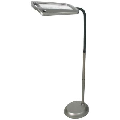 China Modern Floor Standing Full Leaf 3X Led Reading Magnifier / Magnifying Lamp for sale