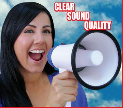 China PORTABLE Electric Portable Megaphone Loudspeaker 10W/Bull Magnetic Horn for sale