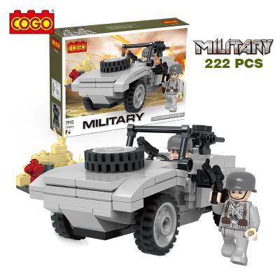 China Educational Building Toy COGO 233 PCS 3D Building Block Army Defense Toys For Children for sale