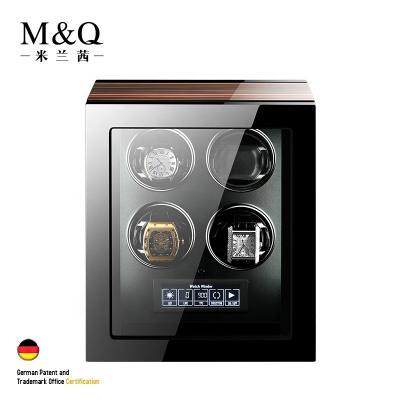 China New Arrivals Handmade High Quality Hot Selling Black/White Automatic Watch Winder With Mabuchi Motor For Watch Men And Women for sale