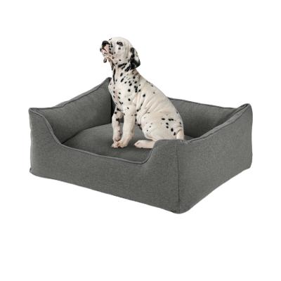 China Custom OEM ODM Luxury Designer Dog Bed Washable Cooling Pet Beds for sale