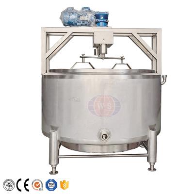 China Cheese Production Cream Cheese Making Machine Small Cheese Vat 500 Liter for sale