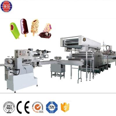 China High Quality WS Ice Cream Production Line Automatic Ice Cream Production Line Customized Supplied CE ISO SUS304 316 for sale