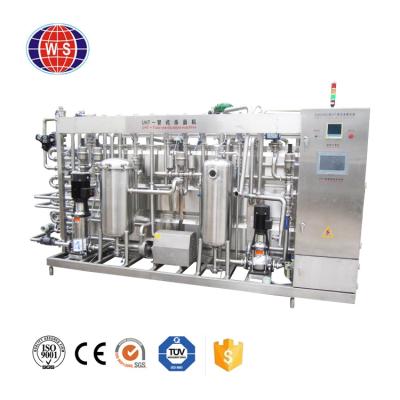 China Factory High Quality Milk Making Machine Pasteurizer Tubular UHT Milk Sterilizer Machine for sale