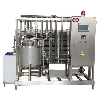 China Milk Sterilizer Plate Pasteurizer Etc. Milk Liquid Pasteurization 500LPH HTST / Automatic Pasteurizer for sale