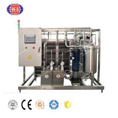 China PLC control UHT plate type Etc. Milk Liquid Pasteurization Sterilizer Sterilizer Machine For Juice Beverage Milk for sale