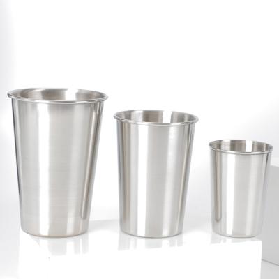 China 304 Sustainable Home Outdoor Metal Drinking Mug Stainless Steel Beer Mugs for sale