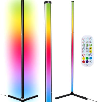 China XRIVER RGBIC modern corner lamp color changing with APP and remote control RGB LED floor position lamp for sale