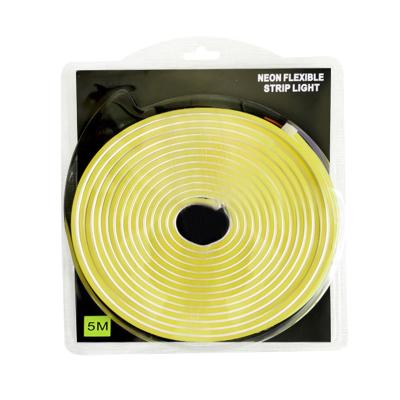 China Tuya Silicone Cover 16.4ft 5m Multi Color Flex Cuttable Rope LED Neon Flexible Strip Lights IP65 2835 12v for sale