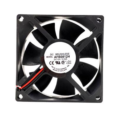 China High Quality Hotels Products 8025 DC12V 0.24A AFB0812H Chassis CPU Dual Ball Bearing Fans for sale