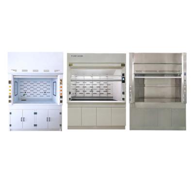 China CE Certified Chemical Accessories for Schools Ducted Steel/PP Laboratory Fume Hood for sale