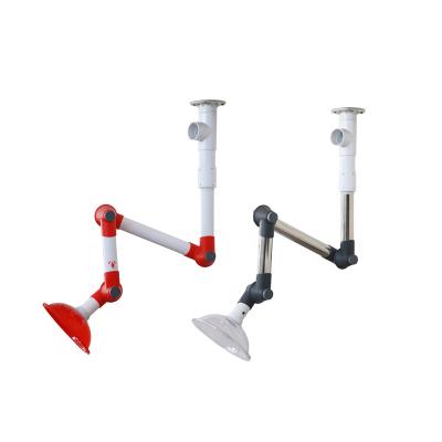 China Aluminum Alloy 3 Joint Fume Extraction Arm PP Universal Flexible for Air Purification for sale