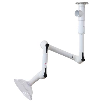 China Lab Air Cleaning Dental Suction Arm 380mm Cover Size and Density PP Joint Elastic Knob for sale