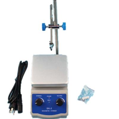 China Commercial Furniture Magnetic Stirrer with Hot Plate Stirring Speed 0-1600 RPM for sale