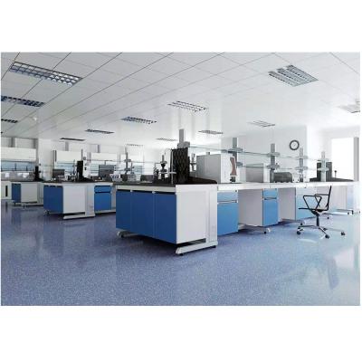 China Medical Laboratory Furniture Table with Reagent Shelf Drawer and Phenolic Resin Worktop for sale