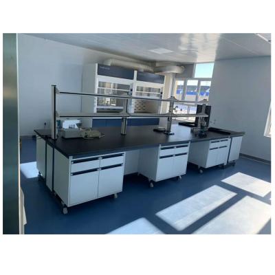 China Easily Assembled Workbench for Blue Island Steel School Laboratory Equipment Drawer for sale