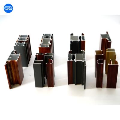 China Foshan Fashion Manufacturers Luxury Custom Top Aluminum Extrusion Profile Door Window Sliding Aluminum Profiles for sale