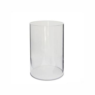 China Eco-friendly Customized Clear Plexiglass Acrylic Cylinder Tube With Lid for sale