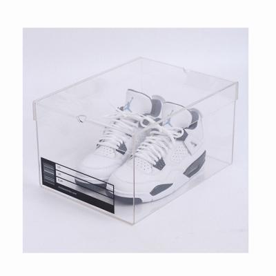 China Factory Cheap Eco - Friendly Custom Clear Acrylic Shoe Display Box for sale