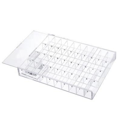 China High Transparent Acrylic Divider Box Organizer Small Things Storage Organizer With Grid And Multi Divider for sale