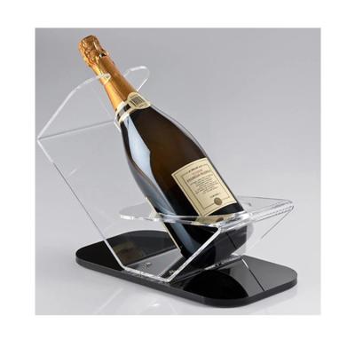 China High Quality Home Display Rack Home Wine Stocked Clear Acrylic Display Stand for sale