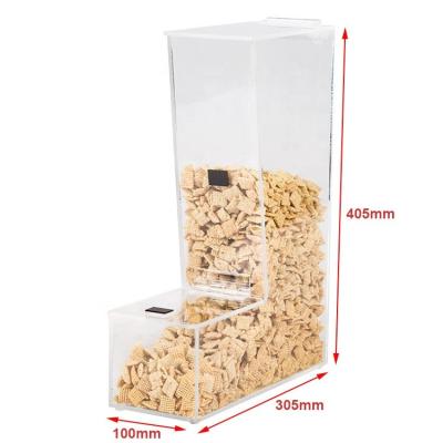 China Dustproof Acrylic Bulk Dry Fruit Candy Display Dispenser For Supermarket for sale