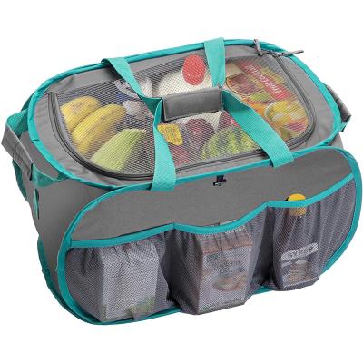 China Basic Without Design Large Capacity Sturdy Multiple Compartments Side Pockets Durable Folding Trunk Organizer for sale